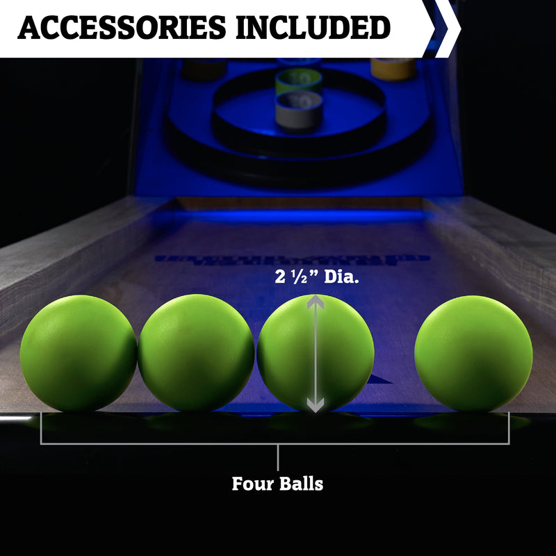 9 Ft. Roll and Score Game with LED Lights and Electronic Scorer, Gray by