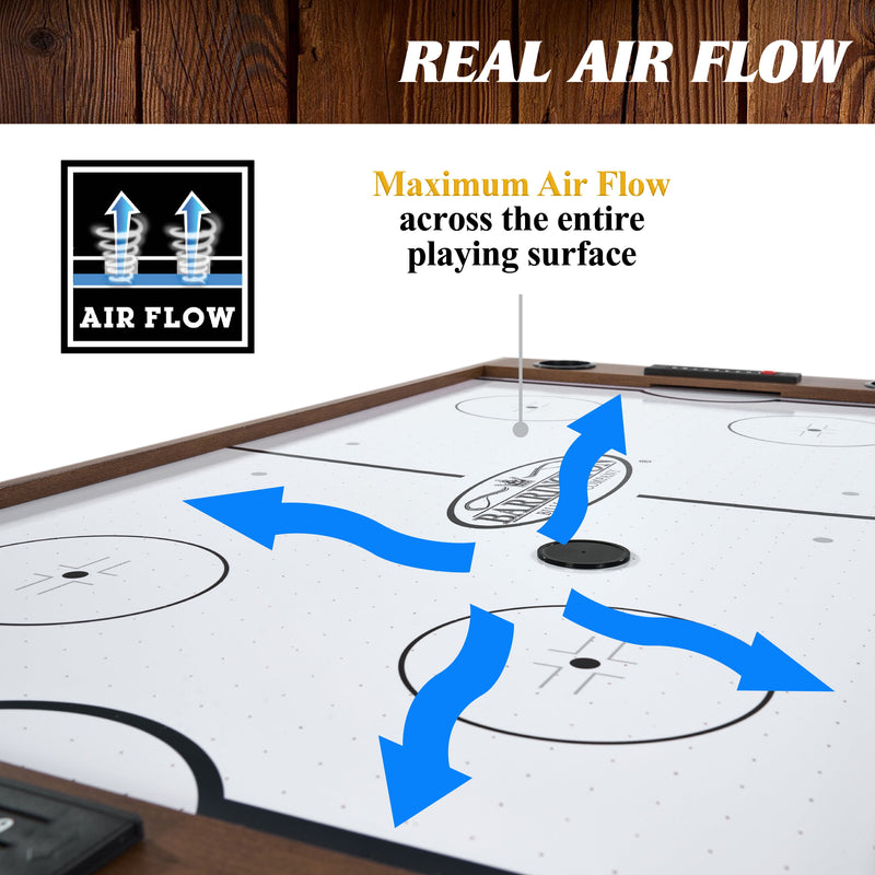 Combo Game Table – Foosball, Air Hockey, Table Tennis & More – Multi Game Table for Home or Game Room by