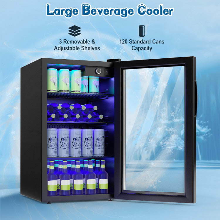 120-Can Beverage Fridge