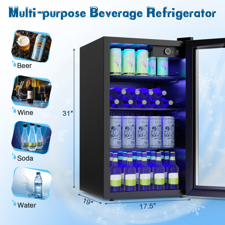 120-Can Beverage Fridge