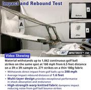 Golf Simulator Impact Screen 13 Ft X 10 Ft – Enclosed Golf Hitting Screen for Training & Multi-Sport Simulation, Golfsim Bay, GSB13X10-IPW1145