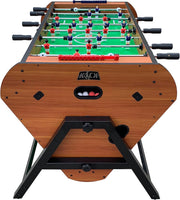 Triplex 55" 3-In-1 Swivel Multi Game Table – Foosball, Air Hockey & Billiards Combo – Telescopic Rods, Premium Accessories & Durable Design for Home Game Rooms