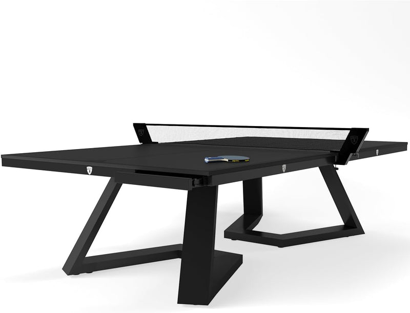 SVR Davinci Indoor Fibonacci-Insoired Tabletop Ping Pong Table Black