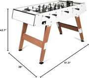 Origin Outdoor Foosball Table – Weatherproof, Anti-Corrosion Steel, Premium Outdoor Gaming - White Edition