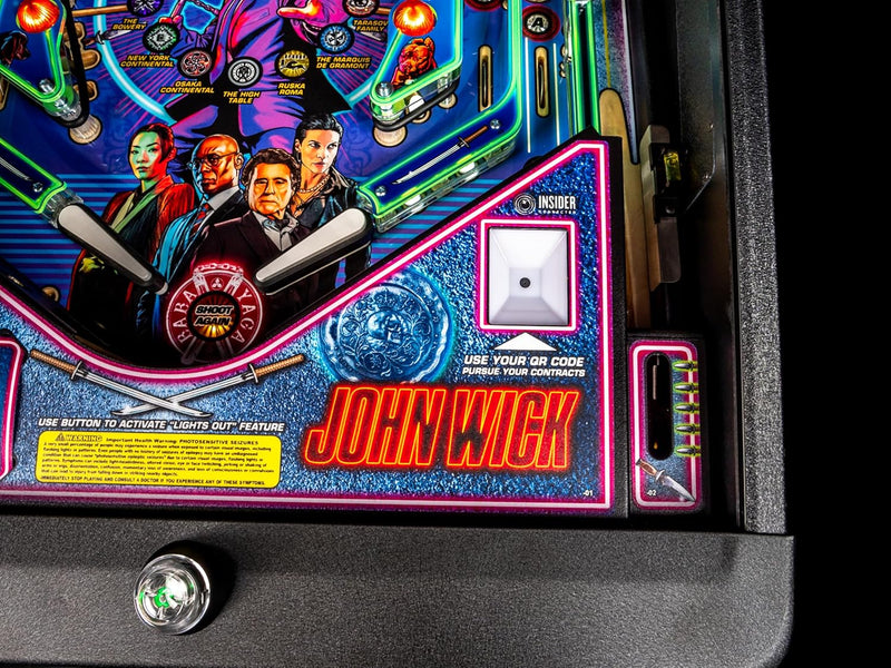 John Wick with Insider Connected, Premium Edition Arcade Pinball Machine