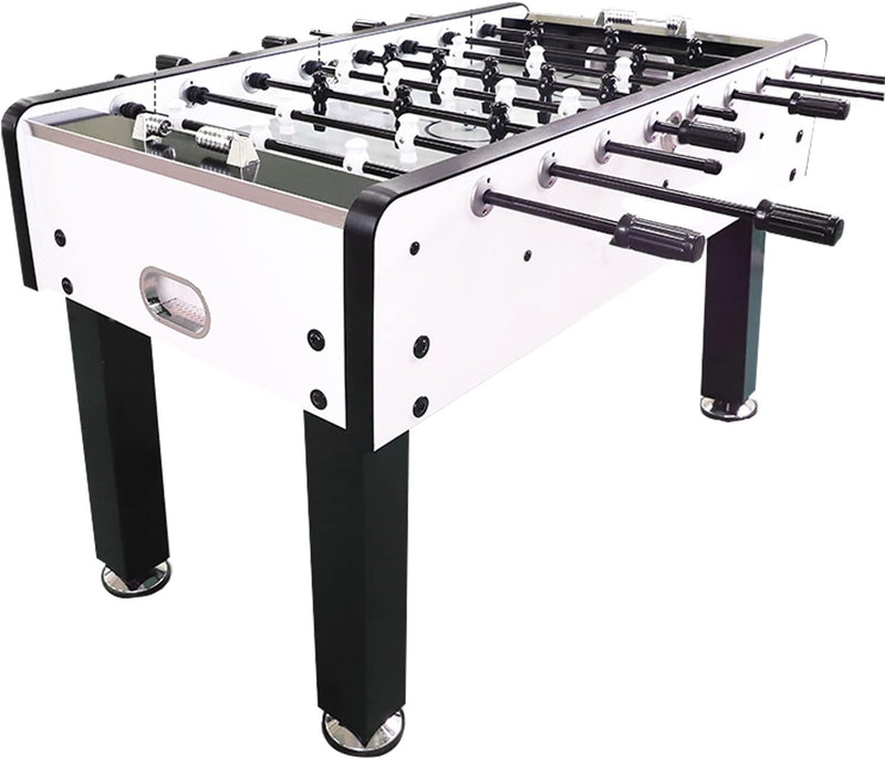 4.5 Ft Foosball Table, Luminum Alloy Game Table with Anti-Collision Design,Double Arcade Table Soccer for Family Game or Recreation Rooms