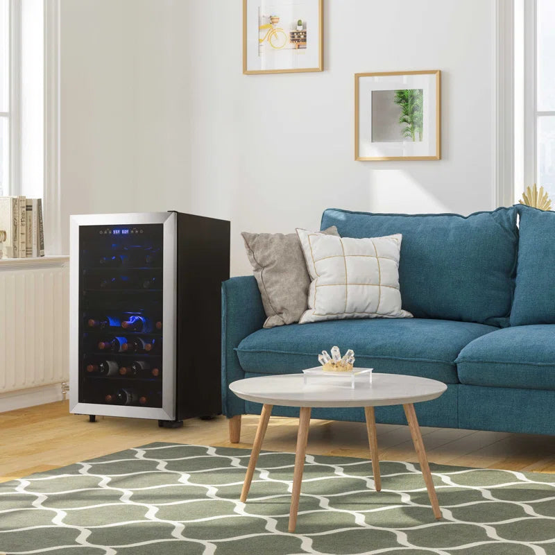 Free Standing Wine Cooler, Stainless Steel