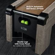 9 Ft. Roll and Score Game with LED Lights and Electronic Scorer, Gray by