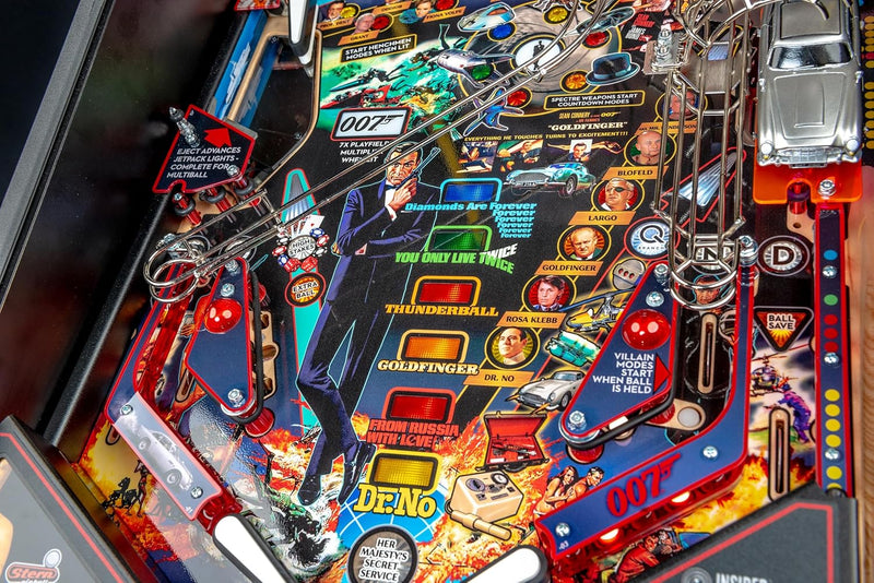 James Bond with Insider Connected, Premium Edition Arcade Pinball Machine