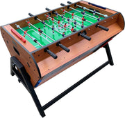 Triplex 55" 3-In-1 Swivel Multi Game Table – Foosball, Air Hockey & Billiards Combo – Telescopic Rods, Premium Accessories & Durable Design for Home Game Rooms