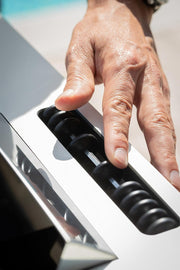 Origin Outdoor Foosball Table – Weatherproof, Anti-Corrosion Steel, Premium Outdoor Gaming - White Edition