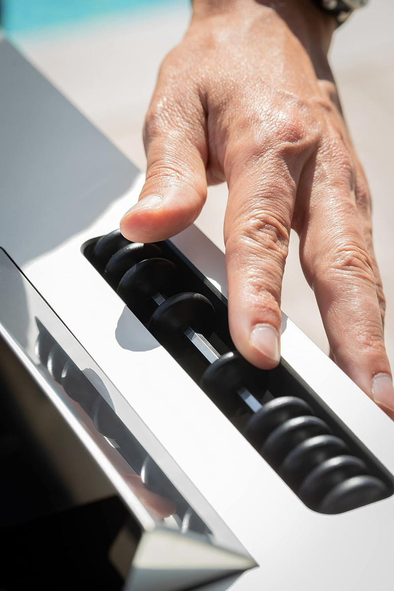 Origin Outdoor Foosball Table – Weatherproof, Anti-Corrosion Steel, Premium Outdoor Gaming - White Edition