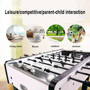 4.5 Ft Foosball Table, Luminum Alloy Game Table with Anti-Collision Design,Double Arcade Table Soccer for Family Game or Recreation Rooms