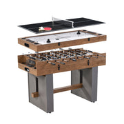 Combo Game Table – Foosball, Air Hockey, Table Tennis & More – Multi Game Table for Home or Game Room by