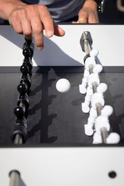 Origin Outdoor Foosball Table – Weatherproof, Anti-Corrosion Steel, Premium Outdoor Gaming - White Edition