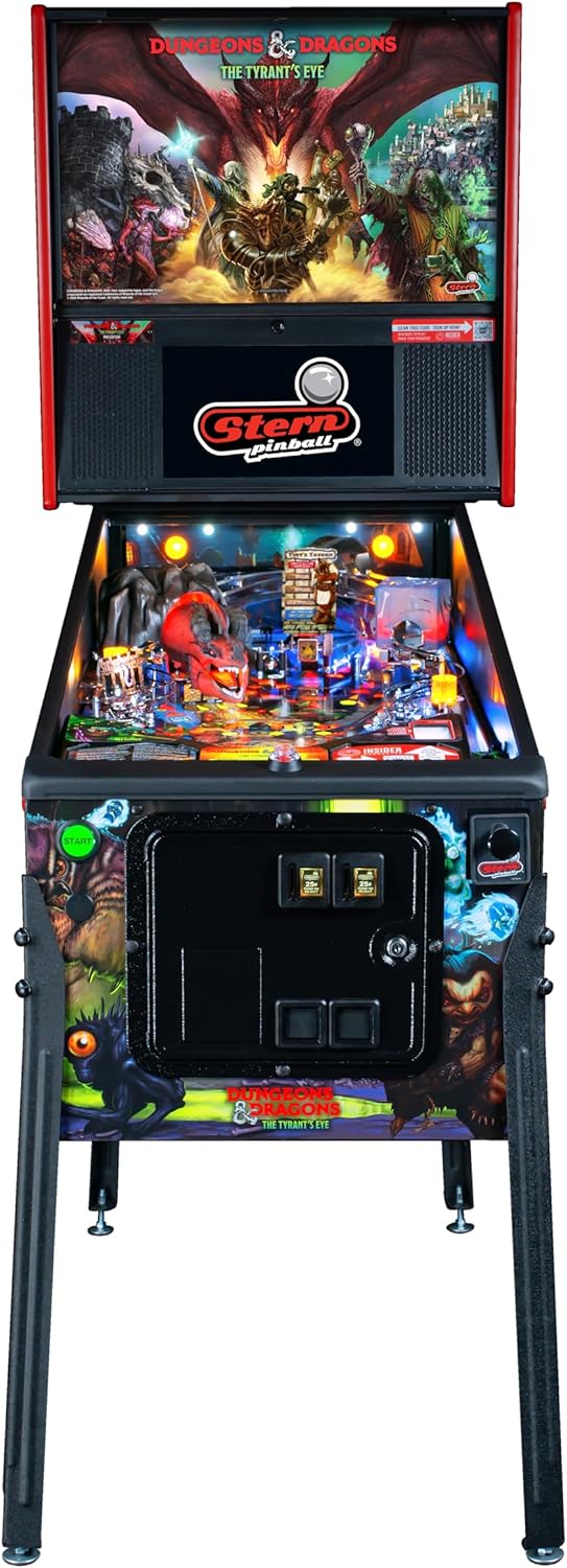 Dungeons & Dragons with Insider Connected, Pro Edition Arcade Pinball Machine