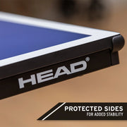 Collapsable Ping Pong Table with Net, 108 X 60 X 30 Inches, Blue