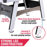 60" Air Hockey Table Set with Overhead Electronic Scorer, by
