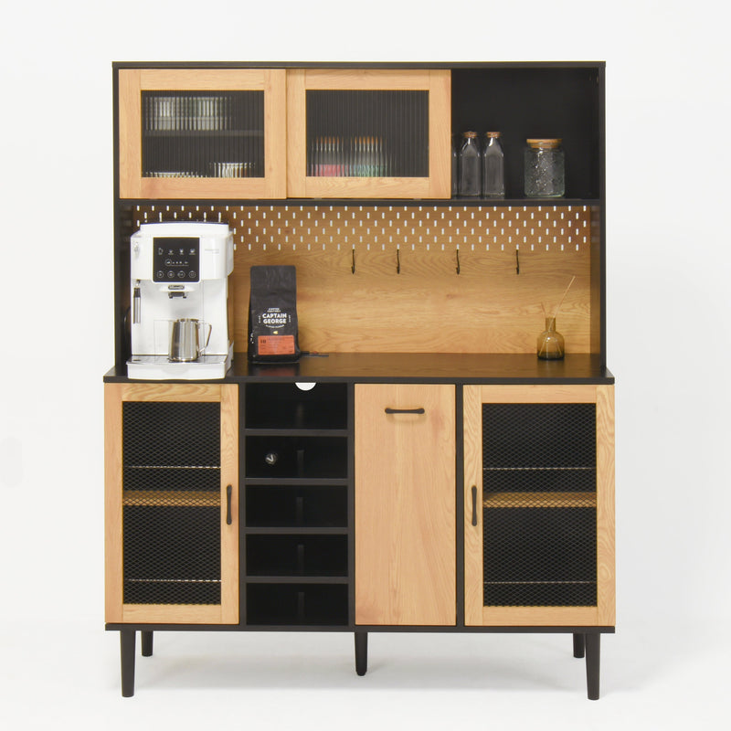59 "H Buffet Side Cabinet w/ Storage Door and Power Outlet