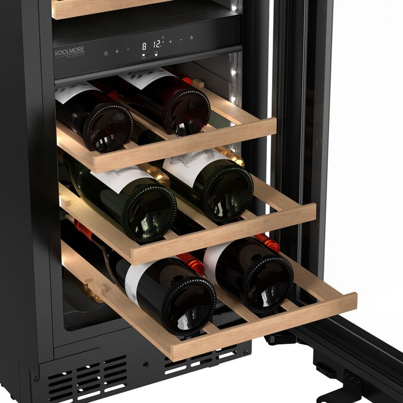 Reserve 14.8-In W 23 -Bottles Panel Ready Dual Zone Cooling Built-In Indoor Wine Cooler