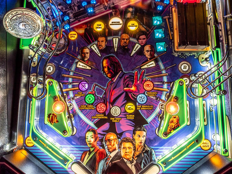 John Wick with Insider Connected, Premium Edition Arcade Pinball Machine