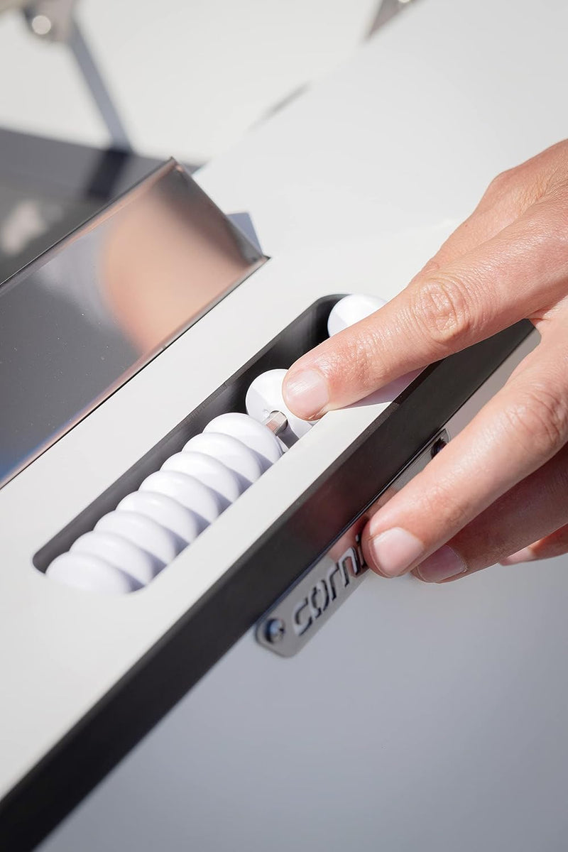 Origin Outdoor Foosball Table – Weatherproof, Anti-Corrosion Steel, Premium Outdoor Gaming - White Edition