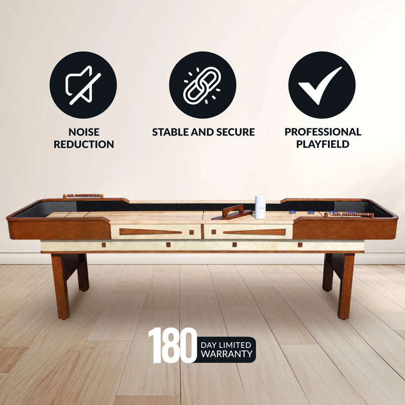 Merlot 12-Ft Shuffleboard Table