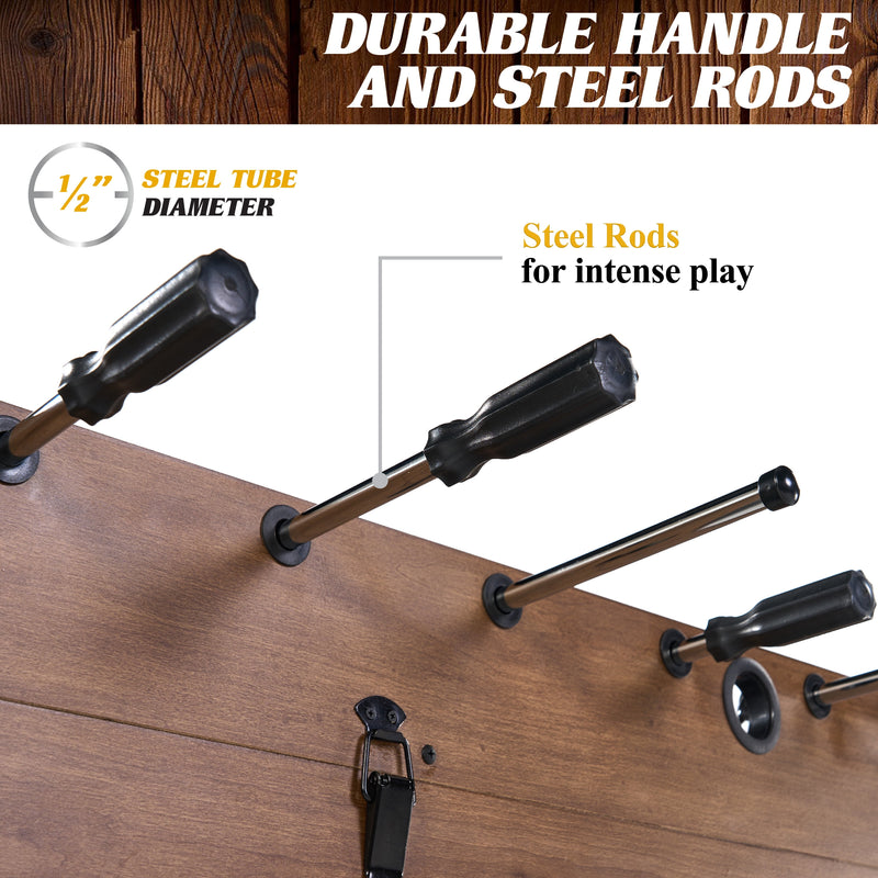 Combo Game Table – Foosball, Air Hockey, Table Tennis & More – Multi Game Table for Home or Game Room by