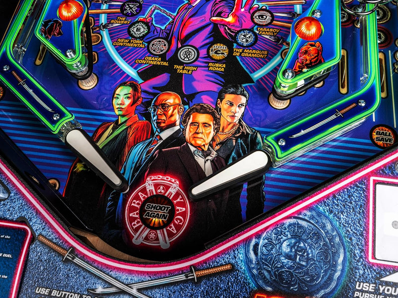 John Wick with Insider Connected, Premium Edition Arcade Pinball Machine
