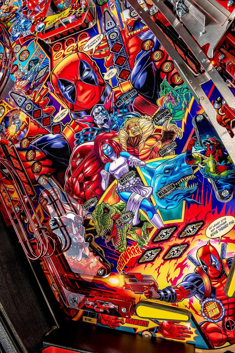 Deadpool Arcade Pinball Machine with Insider Connected, Premium Edition