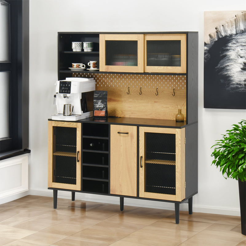 59 "H Buffet Side Cabinet w/ Storage Door and Power Outlet