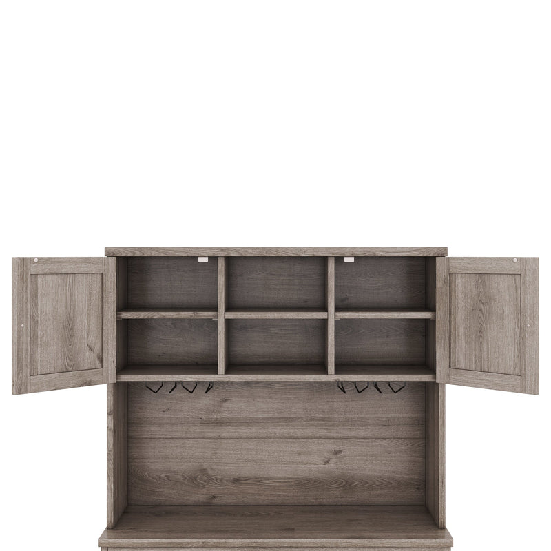 Freestanding Farmhouse Bar Cabinet