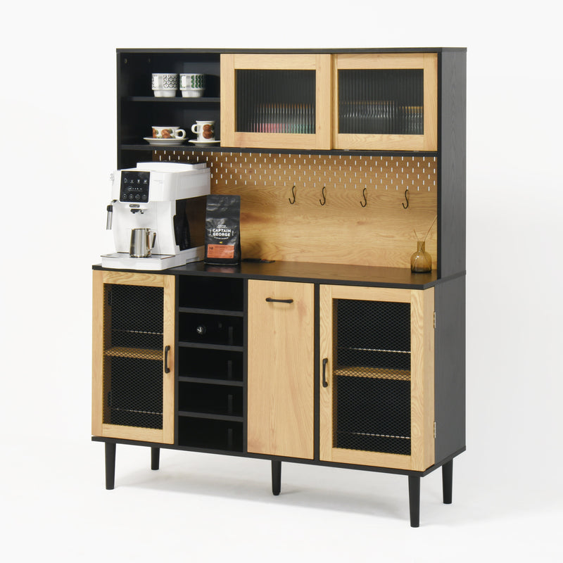 59 "H Buffet Side Cabinet w/ Storage Door and Power Outlet