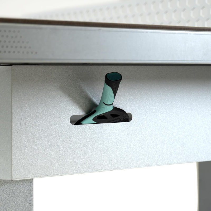 Outdoor 510 Fixed Campus Ping-Pong Table for Communities and Schools (Camping, Parks, Etc) - Competition Bounce (Blue or Grey 7Mm) - FFTT Leisure and School Approval (Grey)