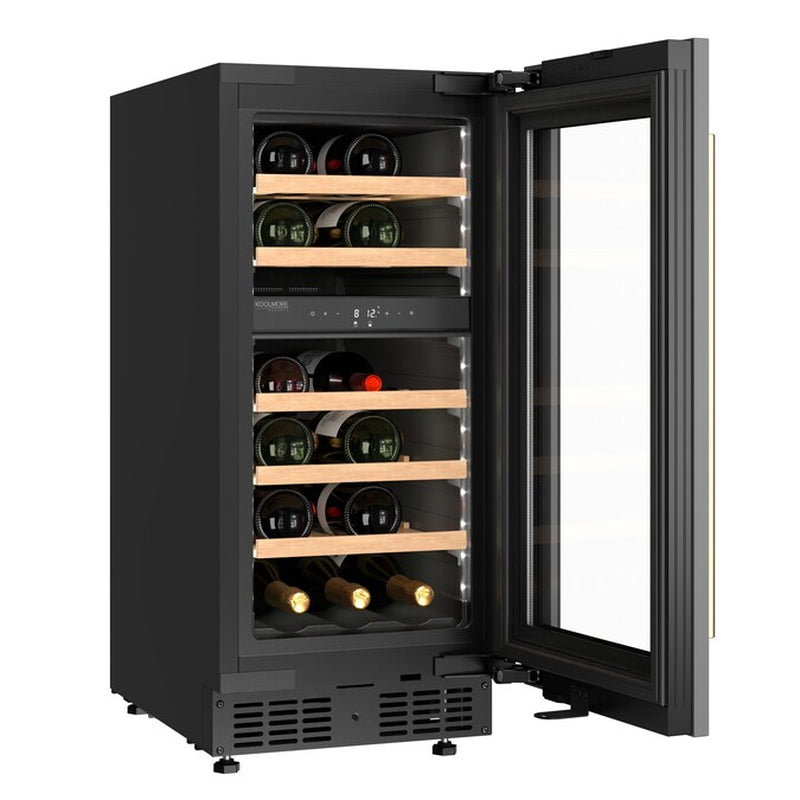Reserve 14.8-In W 23 -Bottles Panel Ready Dual Zone Cooling Built-In Indoor Wine Cooler
