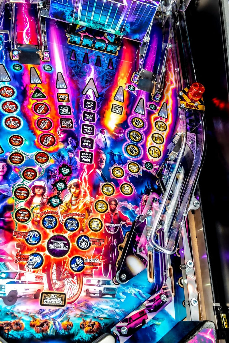Stranger Things with Insider Connected, Pro Edition Arcade Pinball Machine