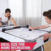 60" Air Hockey Table Set with Overhead Electronic Scorer, by