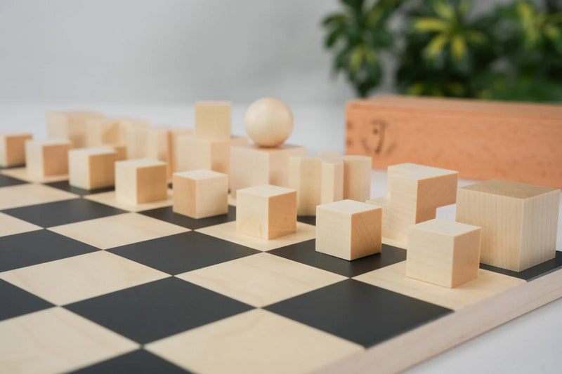 Bauhaus Chess Set - Board and Pieces