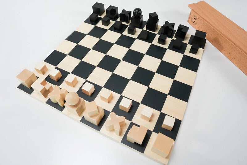 Bauhaus Chess Set - Board and Pieces