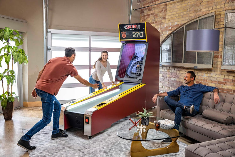 Classic - Commerical Arcade Table Machine Game for Home Basement Recreation Room - Nostalgic Classic Fun of Roll and Score - Made in the USA