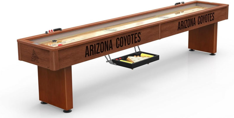 Officially Licensed NHL Arizona Coyotes 12' Shuffleboard Table
