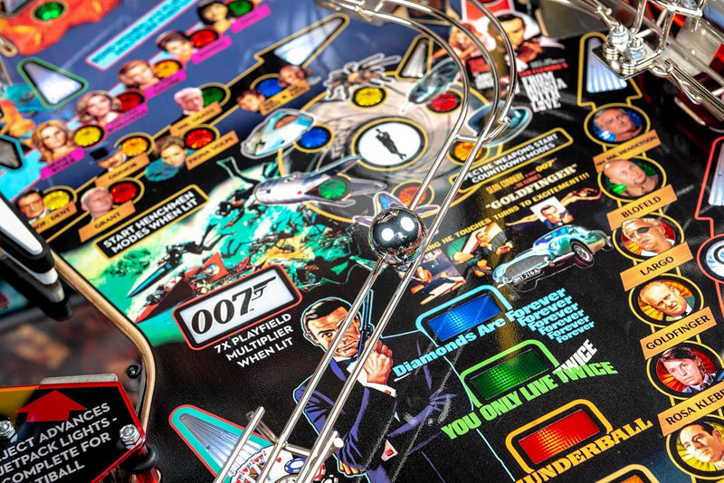 James Bond with Insider Connected, Premium Edition Arcade Pinball Machine