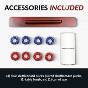 Merlot 12-Ft Shuffleboard Table