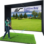 Golf Simulator Impact Screen 13 Ft X 10 Ft – Enclosed Golf Hitting Screen for Training & Multi-Sport Simulation, Golfsim Bay, GSB13X10-IPW1145