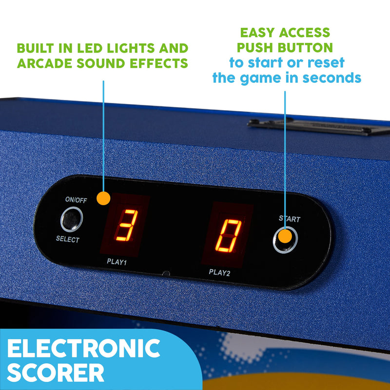 7.3 Ft. Roll and Score Compact Arcade Game, Blue by