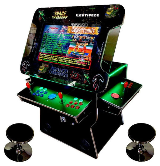 Cocktail Arcade Machine 3505 Games Tilt up Black Lift up Retro Multi-Cade Table
