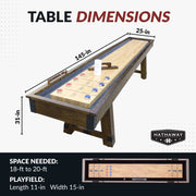 Cheyenne 12-Ft Shuffleboard Table