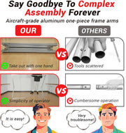 Indoor Golf Simulators Enclosure 10 X 8FT with HD Impact Screen & Durable Aluminum Frame,30 Minutes Quick Setup Golf Simulators Equipment for Home, Backyard & Garage.