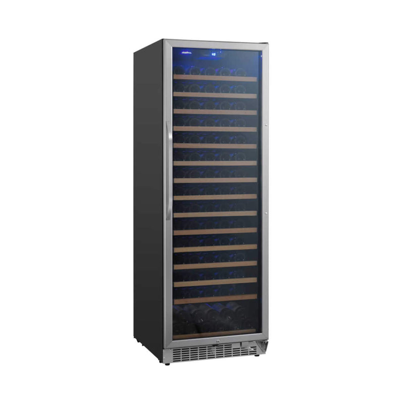 Edgestar 24-Inch Wide 151 Bottle Capacity Freestanding Single Zone Wine Cooler With Even Cooling Technology (SAK30756)