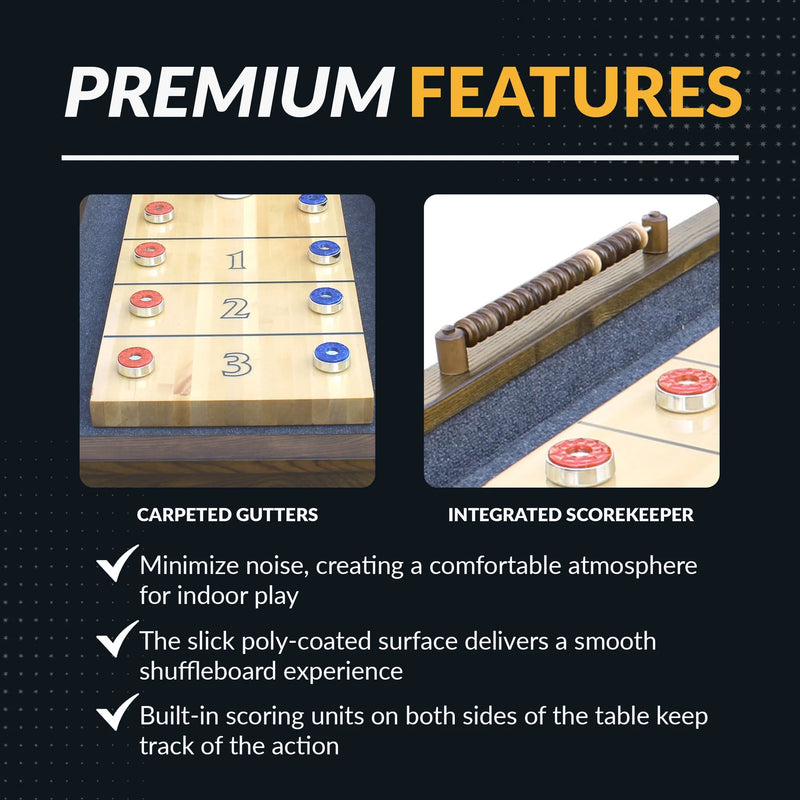 Cheyenne 12-Ft Shuffleboard Table